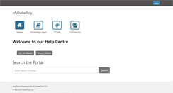 Desktop Screenshot of help.mydubaistay.com